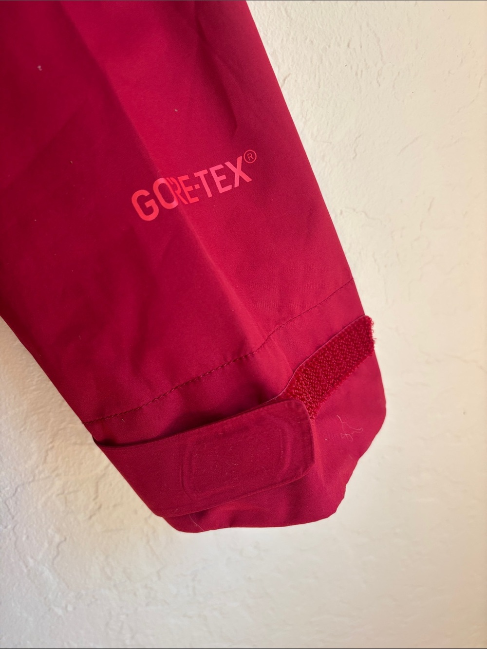 Marmot Rain Jacket Zip Up Red Medium - Picture 3 of 6